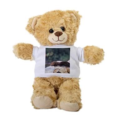 Imagem de American Mink Mustela Vison Teddy Bear, Gift Stuffed Animal, Plush Teddy Bear with Tee, Welcoming Baby Gift, Gift for Her, Gift for Newborn, Cute Birthday Basket