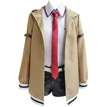 Imagem de Grand Duke Steins Gate Chris Makise Cosplay Makise Kurisu Fantasia Cosplay Uniforme Escolar Fantasia de Dia das Bruxas, Tamanho:, X-Large