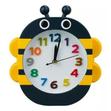 Imagem de Relógio de Mesa Abelha Infantil Divertido Despertador Taimes