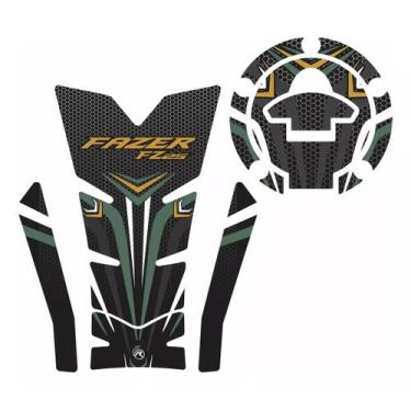 Imagem de Adesivo Protetor Tanque E Bocal Fazer 250 2024 Fz25 Ktb210 - Resitank