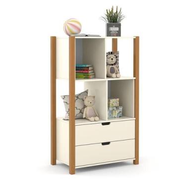 Imagem de Armário Organizador Kids Liv Off White Freijó - Matic - Matic Moveis