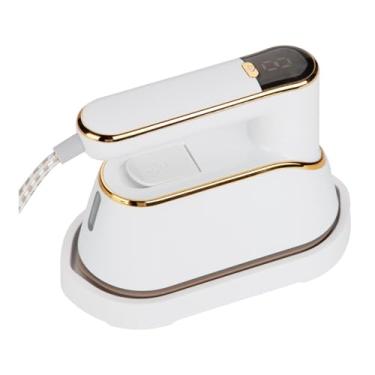 Imagem de Ioensy Mini vestuário de pente de ferro vaporeer 110ml tanque de água dobrando plug plugue Máquina de passar a mão para o quarto de dormitório quarto casa de