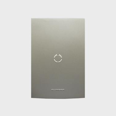 Imagem de Placa 4X2 com Suporte Para Cega Saída De Fio Inova Pro Class Alumbra Champagne