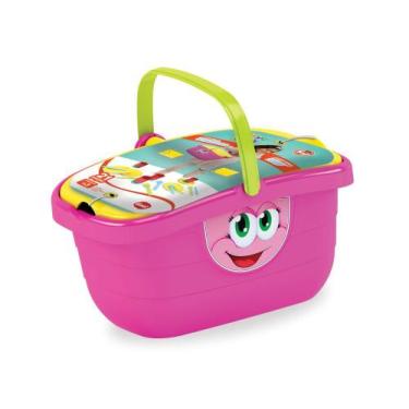 Imagem de Brincar de Casinha Cesta de Picnic 21 Peças Dismat MK264