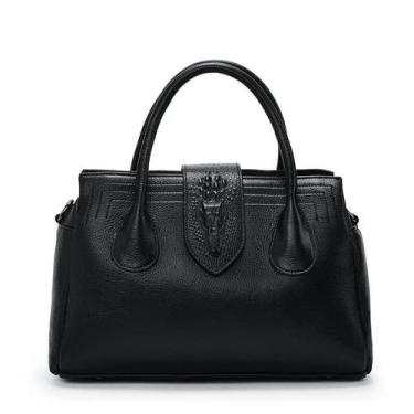 Imagem de Bolsa Feminina de Luxo Aidrani 2024 - Grande Capacidade, Couro Genuíno