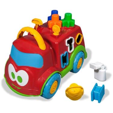 Imagem de Brinquedo Educativo Bombeirinho c/Blocos Topi - Cardoso Toys