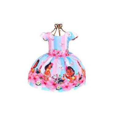 Imagem de Vestido Temático Infantil MoanaRosa Pérola Borboletas - NALU_KIDS, 1, 
