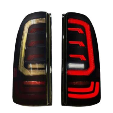Imagem de 2 peças de luzes traseiras de LED compatíveis com Ford F250 F350 F450 F550 2008-2016 Lâmpadas traseiras Super Duty com sequencial sequencial, unidade de lente fumê e lado do passageiro