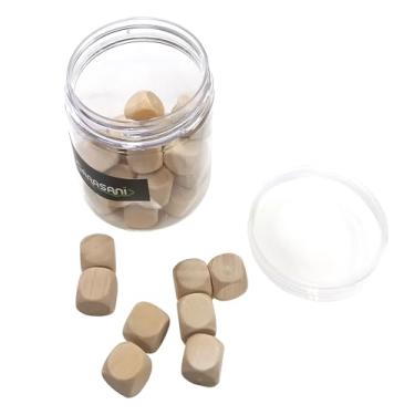 Imagem de GARASANI 30 Pack Gonggi konggi Korean Wood Jacks Game Wood Coloring Painting Craft Bulk (Wood)