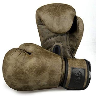 Imagem de Luvas De Boxe Profissional Retro Para Homens & Mulheres Luvas De Treino Para Puhing Bag, Kickboxing, Muay Thai, green, 10oz