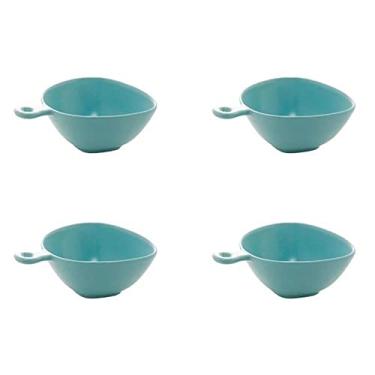 Imagem de CJ 4 BOWLS PORCELANA MENTA 14x12x6cm