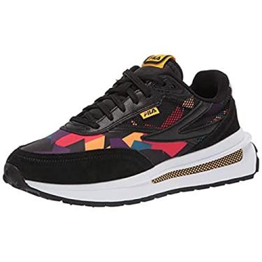 Imagem de Fila Tênis masculino vintage Renno '90s 1cm01283, Preto/Ouro velho/Capri Breeze, 7