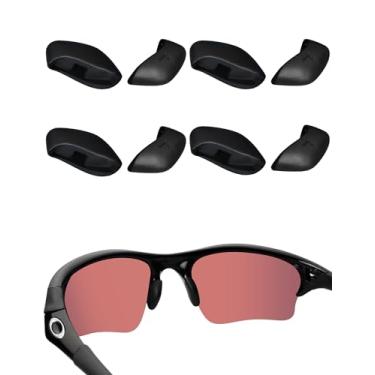 Imagem de Acefrog 2 pares de protetores de nariz atualizados para Oakley Flak 2.0 OO9295, Flak Jacket, meia jaqueta 2.0 OO9144, meia jaqueta XLJ, Flak Beta, óculos de sol Flak Draft, peça de nariz de