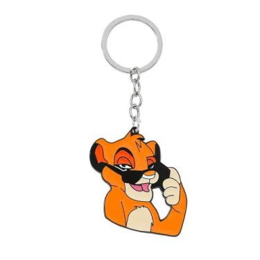 Imagem de Chaveiro Com Pingente De Desenho Animado Simba Rei Leão, Série Animal,
