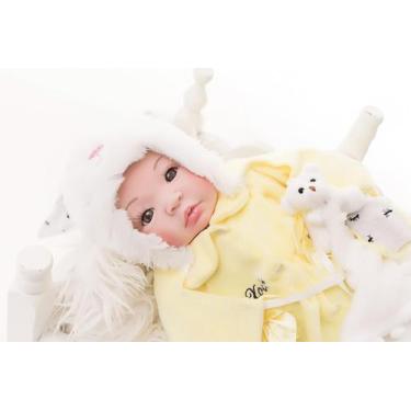 Imagem de Coelhinha Amarela Bebê Reborn Barata - Meu Xodó