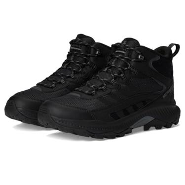 Imagem de Merrell Tênis masculino Speed Strike 2 Mid impermeável para caminhada, Preto, 46