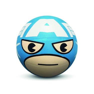 Imagem de Bola de Basquete Infantil Roppe Marvel Capitao America Coleção Rostos Tamanho 3