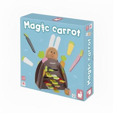 Imagem de Jogo Educativo Puxa Cenoura Tabuleiro Em Madeira - Janod