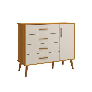 Imagem de Comoda Sapateira Infantil Isis 4 Gavetas e 1 Porta - Reller