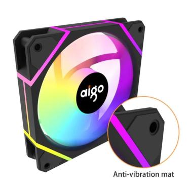 Imagem de Cooler Fan para Gabinete Aigo AM12 Pro RGB