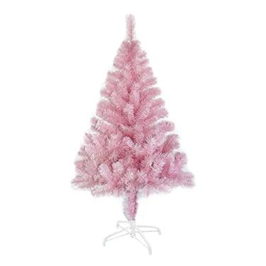 Imagem de ARVORE DE NATAL 150CM ROSA COM 320 GALHOS E PE DE METAL