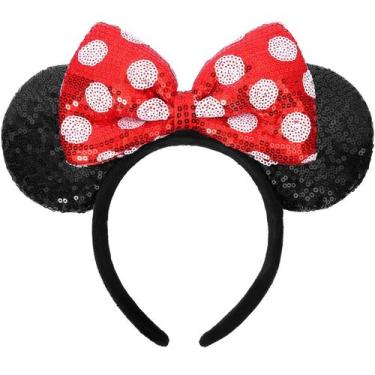 Imagem de Bandanas Mouse Ears UNSPAZ para mulheres, meninas e meninos (bolinhas)