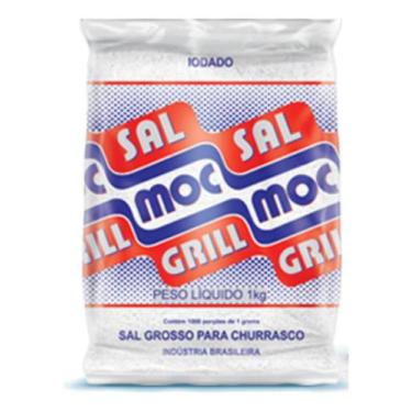 Imagem de Kit c/ 3 Sal Grosso Para Churrasco Moc Grill 1kg