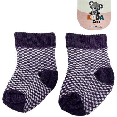 Imagem de Meia Infantil Recém Nascido Koda, Roxo, RECÉM NASCIDO