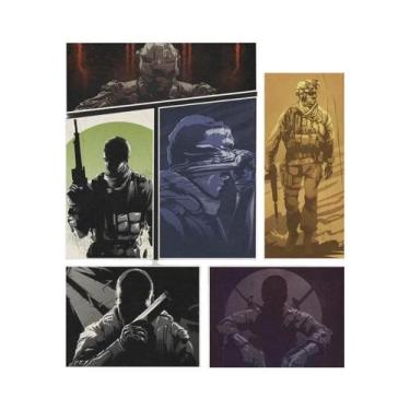 Imagem de Pôster De Tela Moderno De Call of Duty: Modern Warfare Com Operadores,