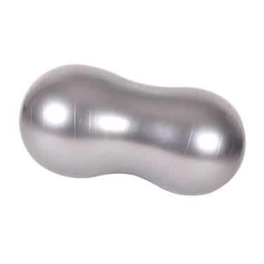 Imagem de Zxpjkyu Cadeira de Equilíbrio com Bola de Amendoim Pilates Coordenação com Exercício de Bomba, Cinza