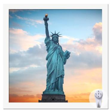 Imagem de Porta-retratos OMAIGAR 14x14 cm para tela fotográfica de pôster de 14x