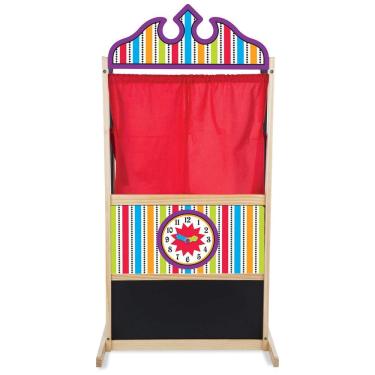 Imagem de Teatro em Madeira Resistente para Marionetes, Ideal para Crianças, Melissa & Doug