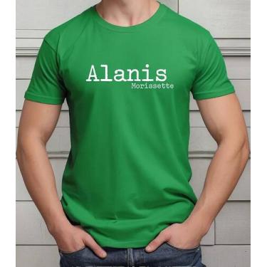 Imagem de Camiseta Camisa Adulto Feminina Masculina Algodão Alanis Morisset te C