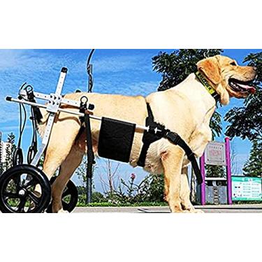 Imagem de Cadeira de rodas ajustável para cães, para cadeiras de rodas para animais de estimação com pernas traseiras com deficiência, ajuda os animais a recuperar a capacidade de caminhar (XL)