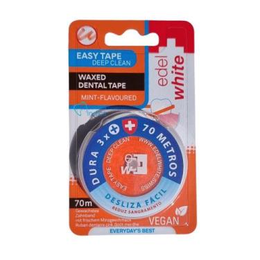 Imagem de Fita Dental Encerada Sabor Menta  70 metros  Edel White