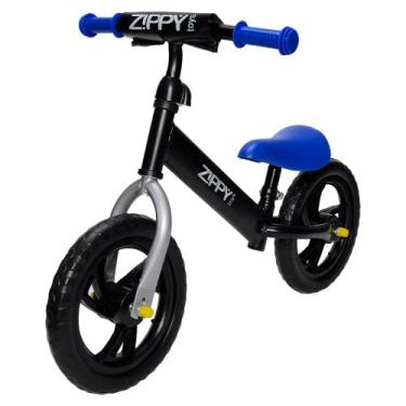 Imagem de Bicicleta Equilíbrio Infantil Zippy Toys Aro 12 Azul Sem Pedal 2 Rodas