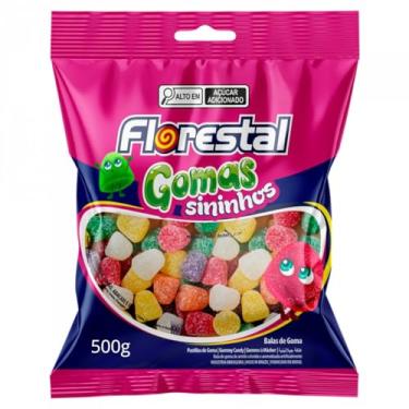 Imagem de Bala de Goma Sortida Sininhos 500g Florestal | Sino | Jujuba