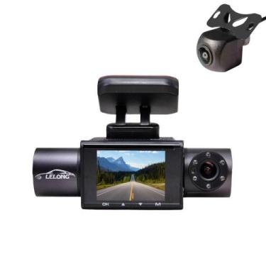 Imagem de Dashcam Camera Veicular Interna Com Dvr 3 Cameras 2 - Lelong