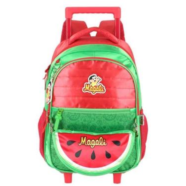 Imagem de Mochila Com Rodinhas Turma Da Monica Vermelho - Luxcel