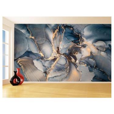 Imagem de Papel De Parede 3D Estilo Marmore Tintas Cores 3,5M Mbr128 - Você Deco
