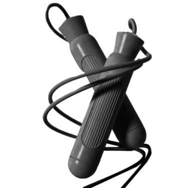 Imagem de Cordas de pular para fitness – Corda de pular portátil ajustável – Equipamento de fitness para treino cardiovascular, esportes, escola, parque infantil, interior