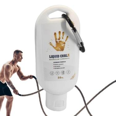 Imagem de Giz de academia para halterofilismo, giz resistente ao suor de escalada, fluido de aderência, aderência líquida para musculação, ginástica, pole dance