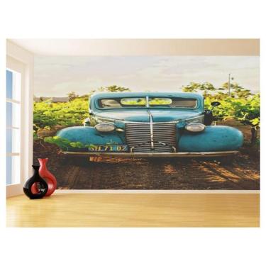 Imagem de Papel De Parede 3D Carro Antigo Clássico Vintage 3,5M Cxr15 - Você Dec
