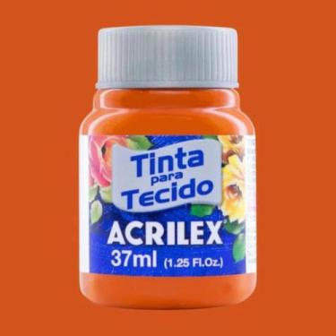 Imagem de Tinta para Tecido Fosca 37ml Acrilex - Cores Quentes - 04140, CENOURA 