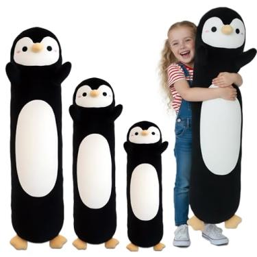 Imagem de Kekeso Penguin Plush, Long Penguin Plush Pillow Ultra Soft Huggable Stuffed Animal Body Pillow for Kids Adults (Black, 60cm/23.62in)