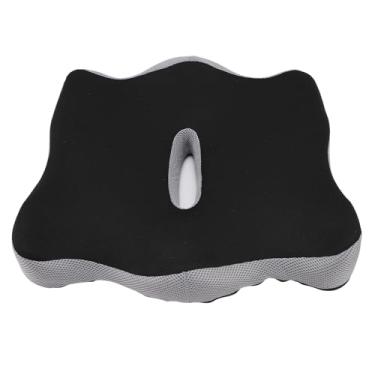 Imagem de Almofada de assento de espuma de memória MUNEFE, almofada de cadeira de assento removível com fundo antiderrapante, almofada de assento ergonômica para sala de estudo de