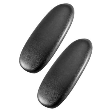 Imagem de Protetores de braço compatíveis com humscale Diffrient World Cadeira de escritório com capas de braços ajustáveis de altura, substituição ergonômica para apoio de braço, preto
