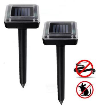 Imagem de Repelente Solar Ultrassonico 2 Unidades Pestes Cobras Ratos - Imaginei