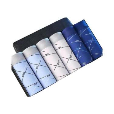 Imagem de Conjunto De 6 Cuecas Masculinas Sexy, Macias, Respiráveis E Antibacter