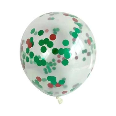 Imagem de Balões De Látex Transparentes Com Glitter Dourado 5 10 20pcs Para Deco